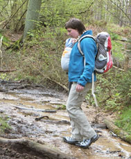 babywearing hike