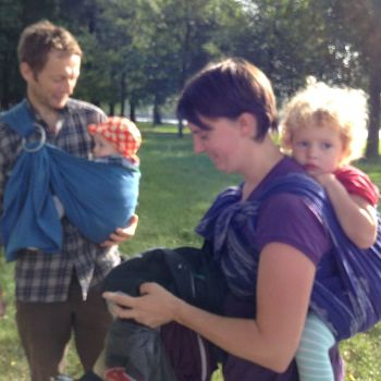 babywearing family